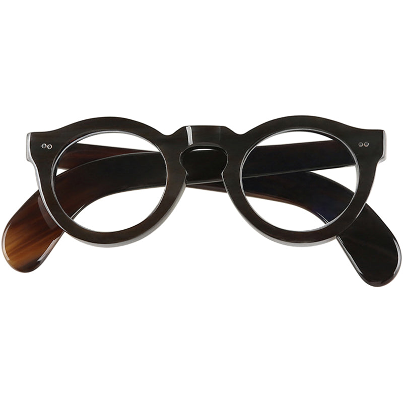 Buffalo Horn Round Glasses NJ1243