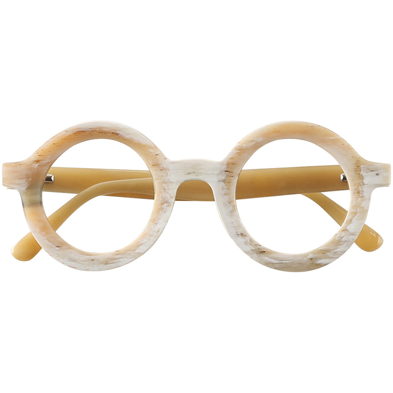 Buffalo Horn Round Glasses NJ1091