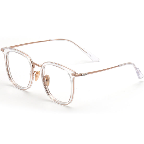 Square Glasses EF1036 - Wide Frames for Men with Larger Heads