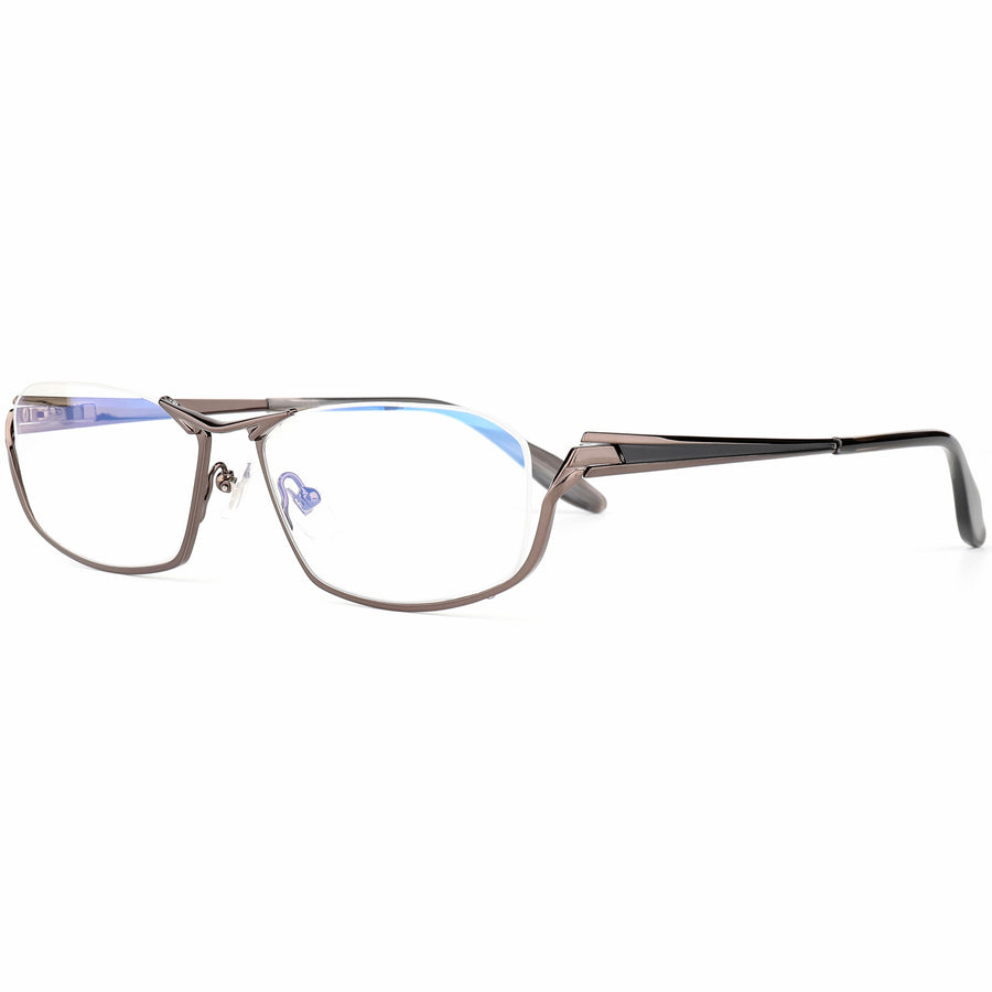Reverse Half Rim Glasses | EYESHELLS