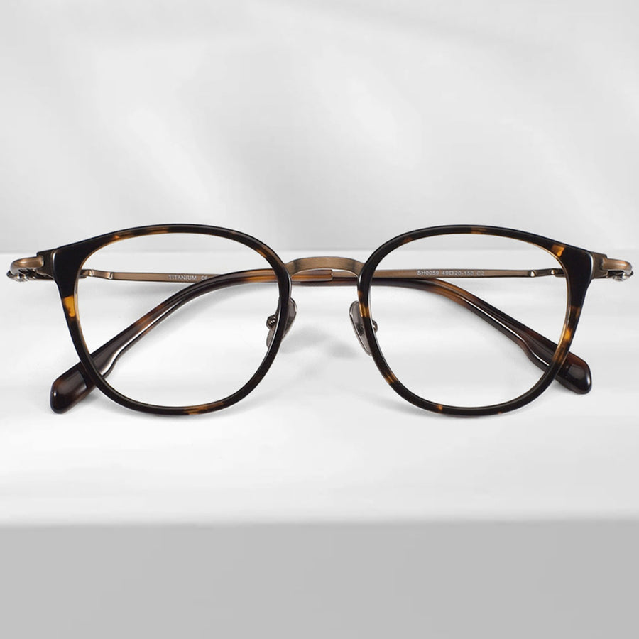 Square Glasses EF1098 - Wide Frames for Men with Larger Heads