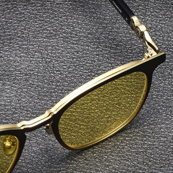 Square Flip Up Glasses EF1088 - Wide Frames For Men With Larger Heads