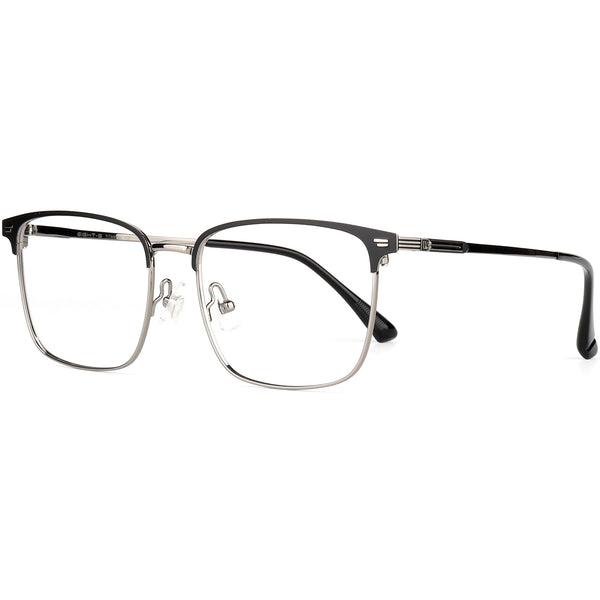 Square Glasses EF1159 - Wide Frames for Men with Larger Heads