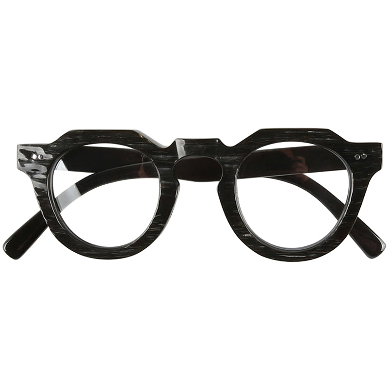 Buffalo Horn Round Glasses NJ1057