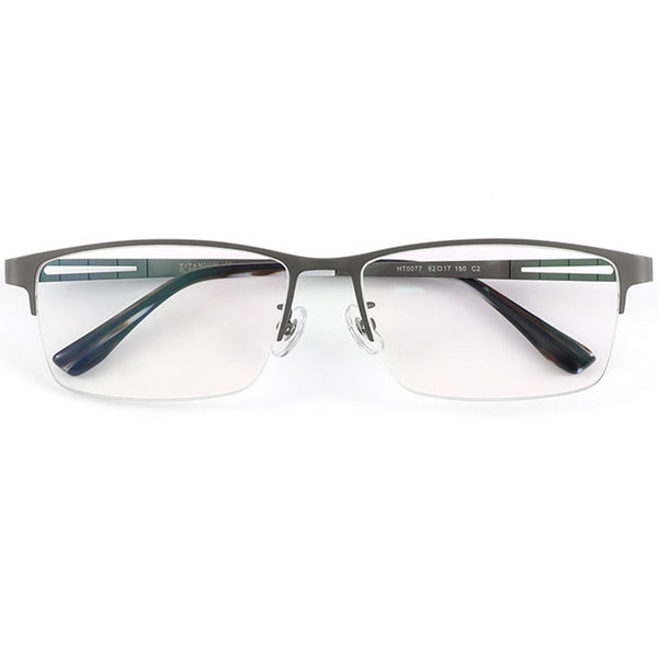Rectangle Glasses A3923 - Wide Frames for Men with Larger Heads