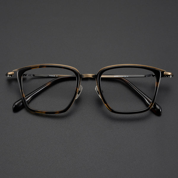 Square Glasses EF1096 - Wide Frames for Men with Larger Heads