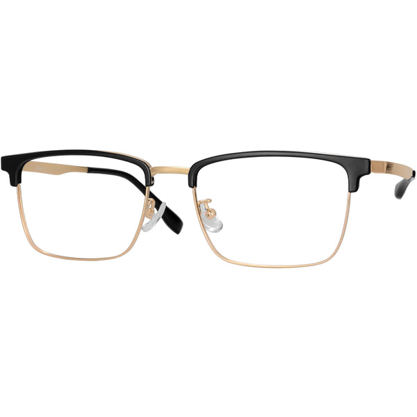 Browline Glasses EF1010 - Wide Frames for Men with Larger Heads