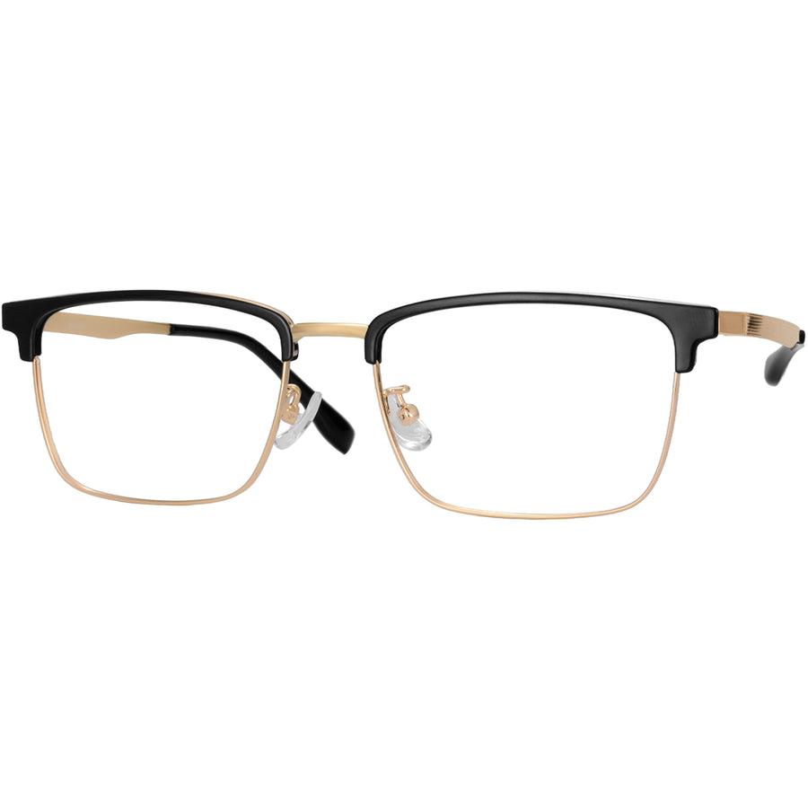 Browline Glasses EF1010 - Wide Frames for Men with Larger Heads