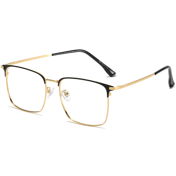Square Glasses EF1034 - Wide Frames for Men with Larger Heads