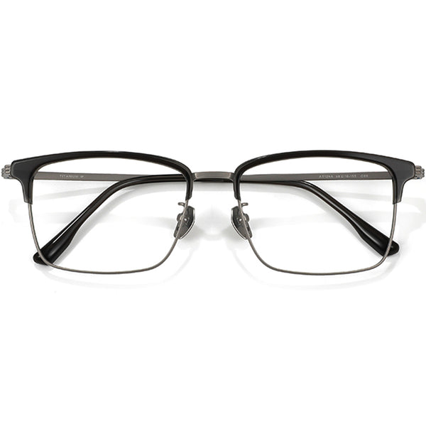 Browline Glasses EF1051 - Wide Frames for Men with Larger Heads