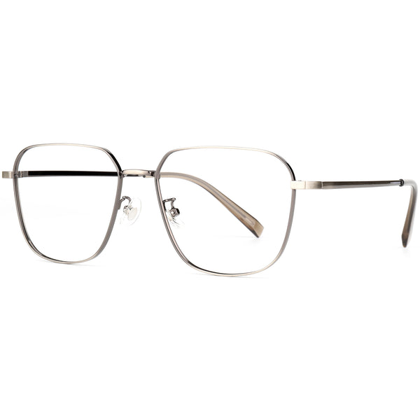 Square Glasses EF1146 - Wide Frames for Men with Larger Heads