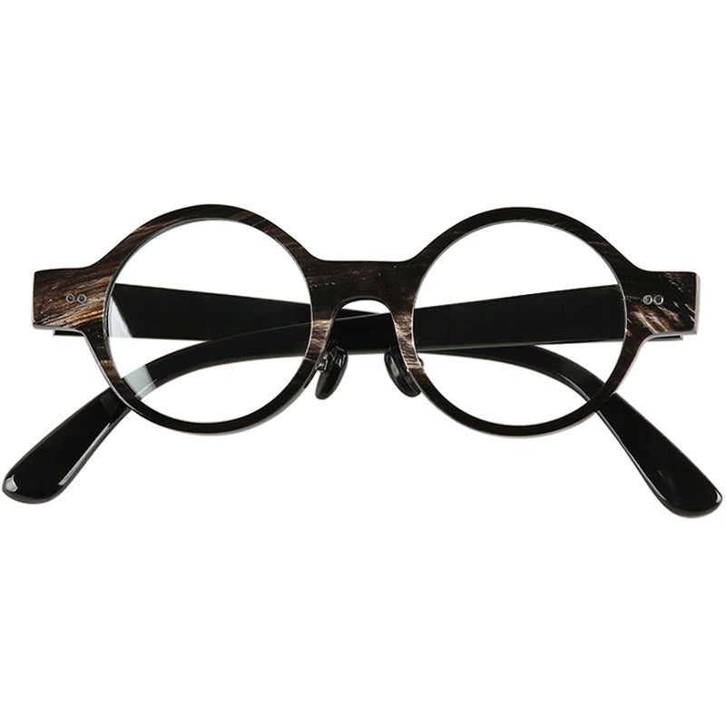 Buffalo Horn Round Glasses NJ1251