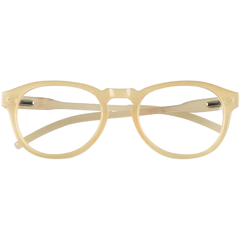 Buffalo Horn Round Glasses NJ1254