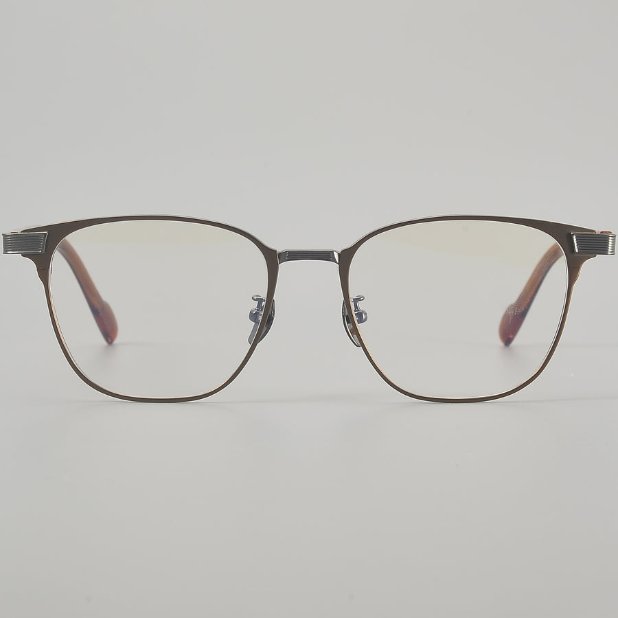 Square Glasses EF1124 - Wide Frames for Men with Larger Heads