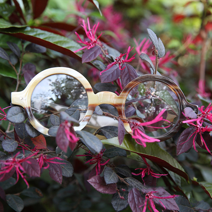 Buffalo Horn Round Glasses NJ1018