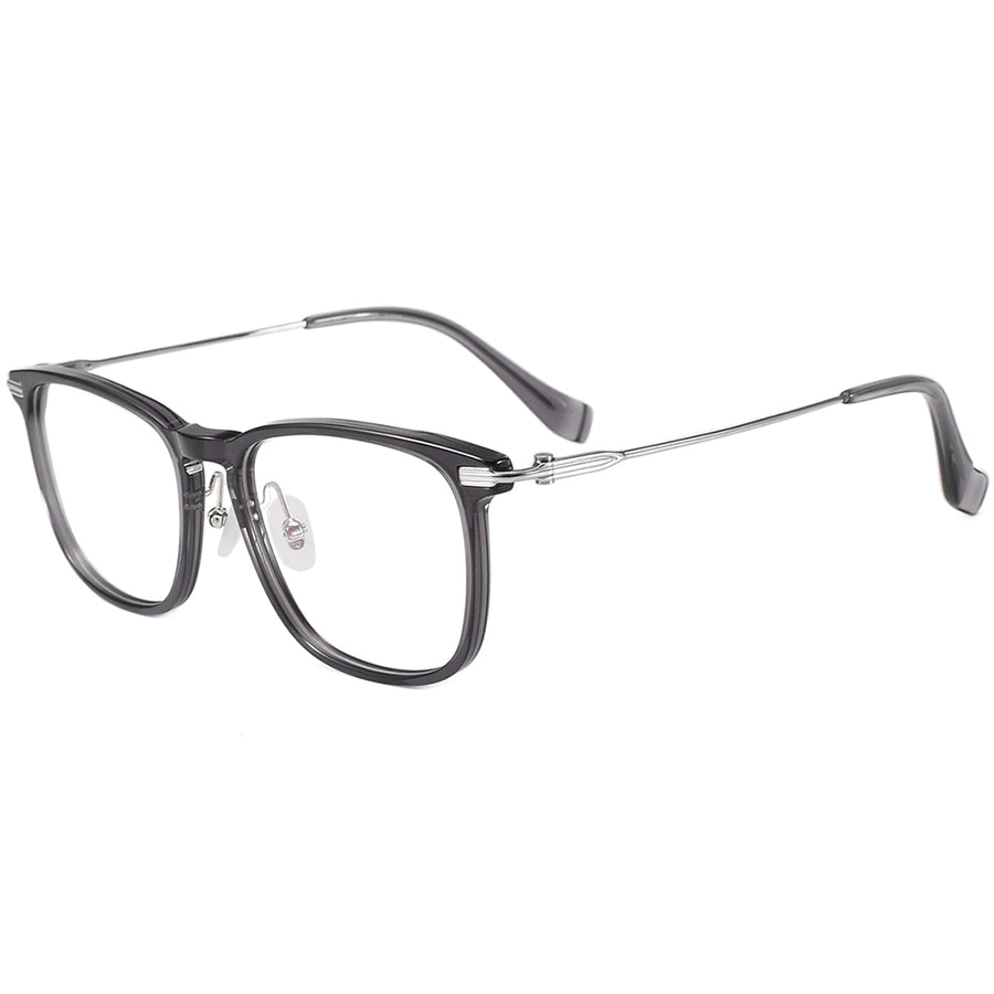 Square Glasses EF1101 - Wide Frames for Men with Larger Heads