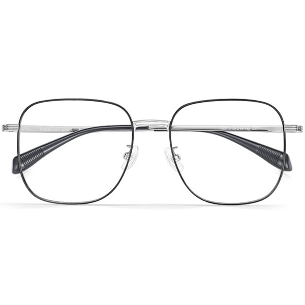 Square Glasses EF1004 - Wide Frames for Men with Larger Heads