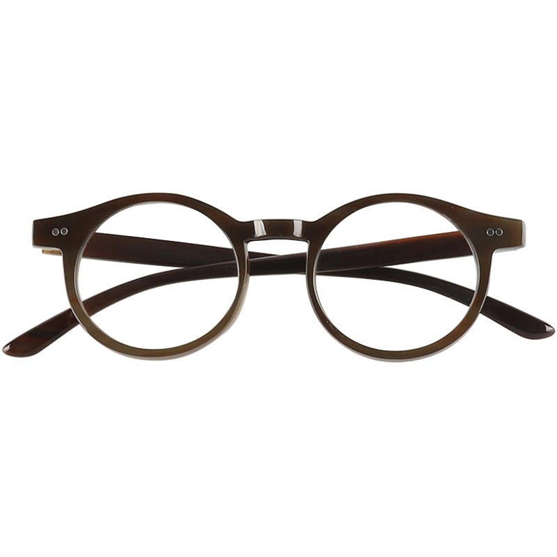 Buffalo Horn Round Glasses NJ1060