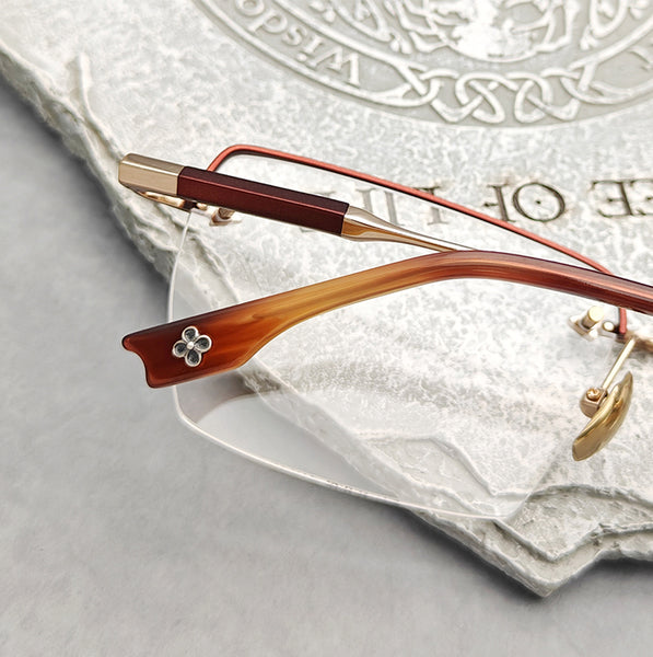 Rectangle Glasses EF1106 - Wide Frames for Men with Larger Heads