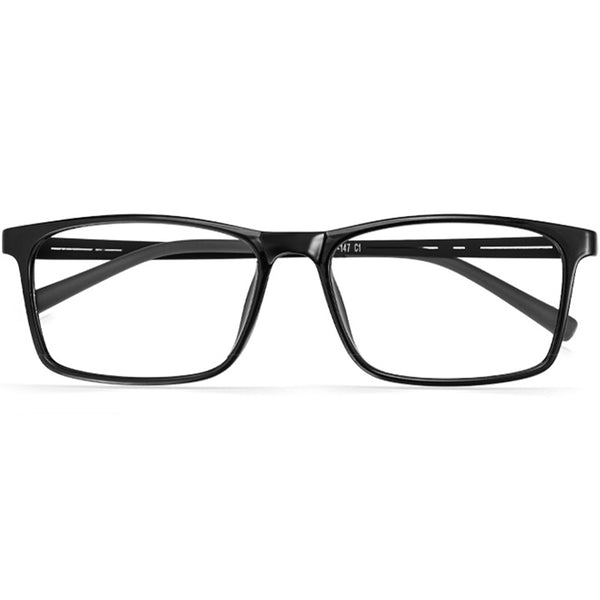Rectangle Glasses EF1006 - Wide Frames for Men with Larger Heads