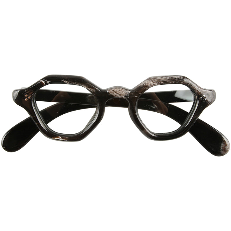 Buffalo Horn Geometric Glasses NJ1066