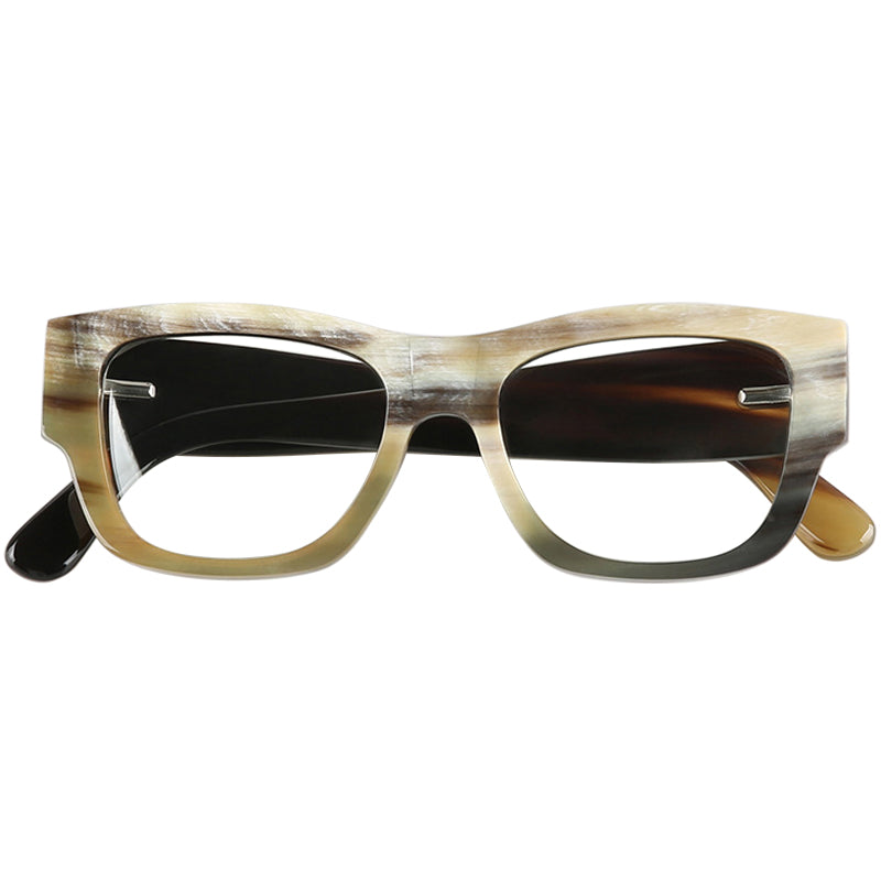 Buffalo Horn Square Glasses NJ1242