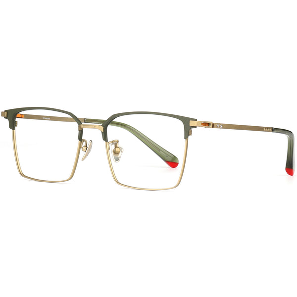 Square Glasses EF1161 - Wide Frames For Men With Larger Heads