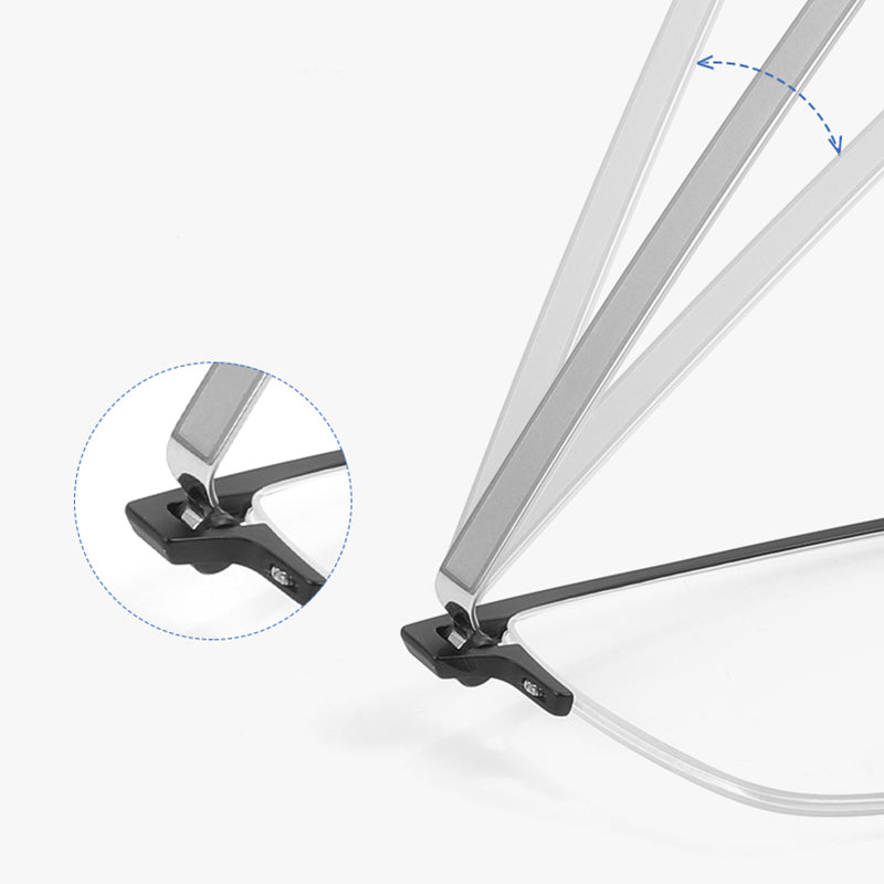 Rectangle Glasses EF1053 - Wide Frames For Men With Larger Heads