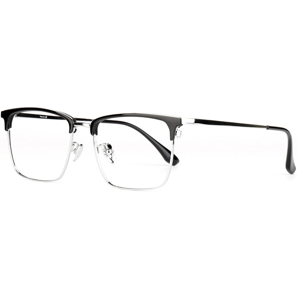 Browline Glasses EF1142 - Wide Frames for Men with Larger Heads