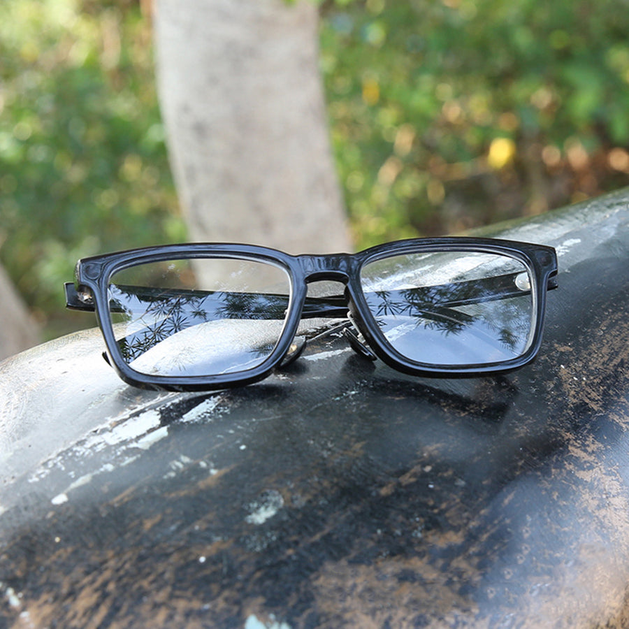 Buffalo Horn Rectangle Glasses NJ1185