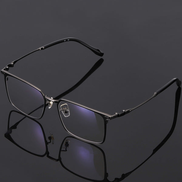 Rectangle Glasses EF1060 - Wide Frames For Men With Larger Heads