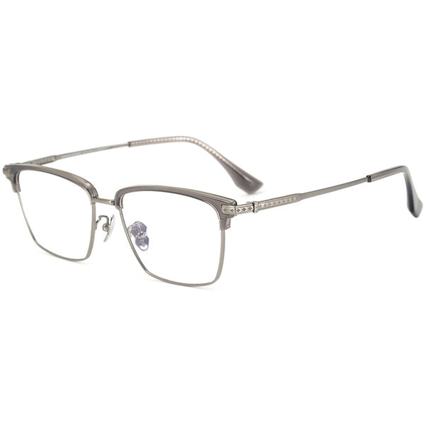 Browline Glasses EF1031 - Wide Frames for Men with Larger Heads
