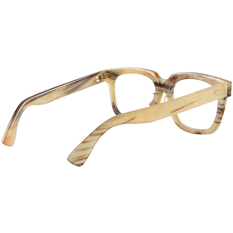 Buffalo Horn Square Glasses NJ1227