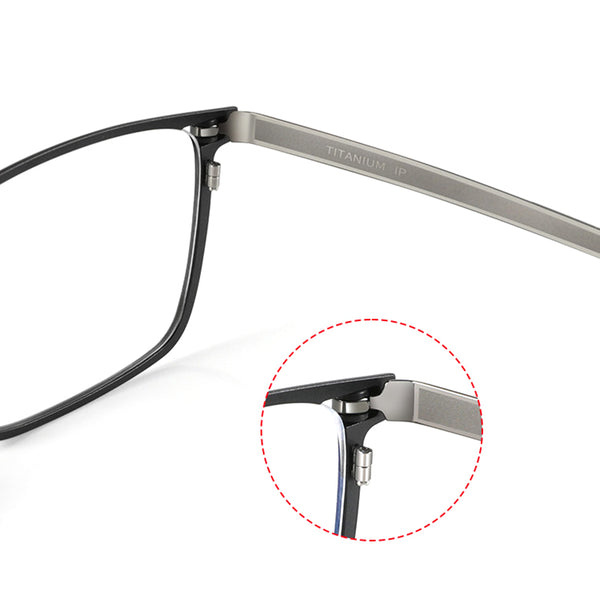 Rectangle Glasses EF1160 - Wide Frames For Men With Larger Heads