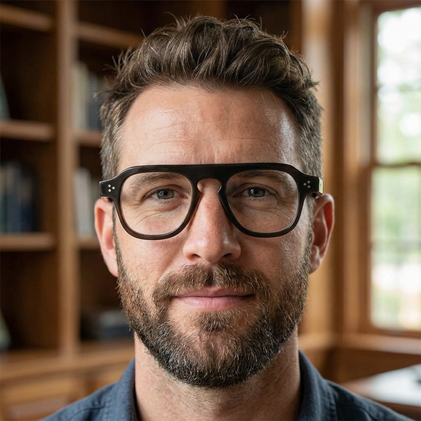 Buffalo Horn Aviator Glasses NJ1080