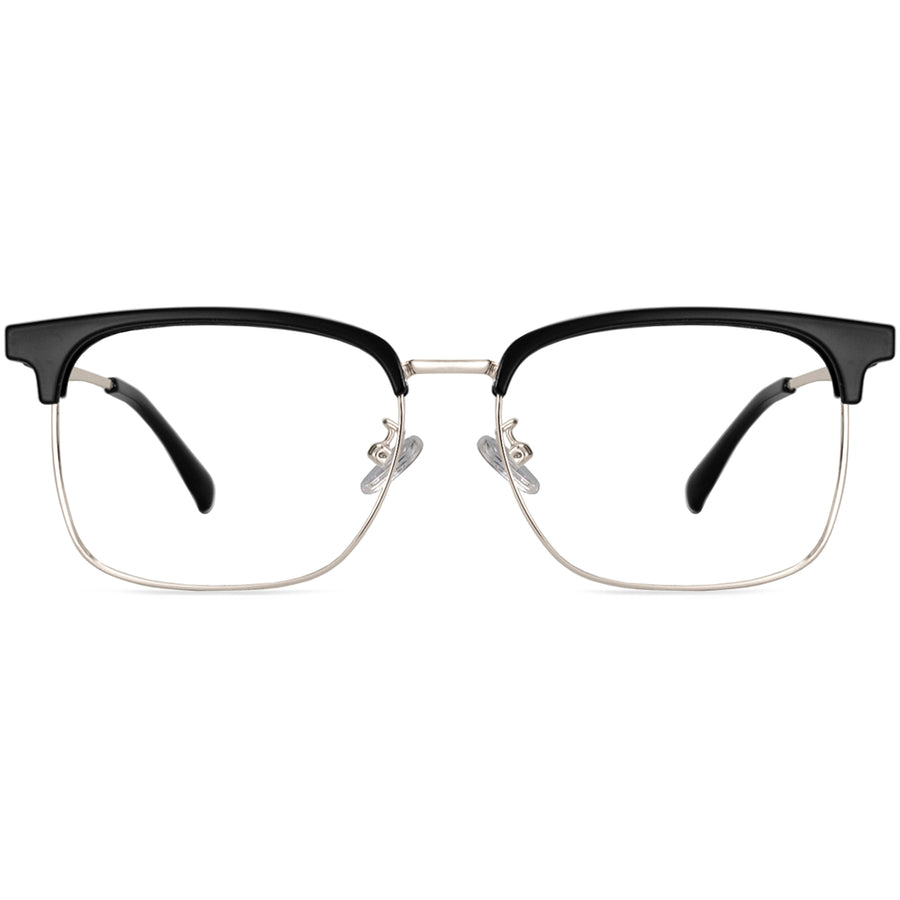 Browline Glasses EF1093 - Wide Frames for Men with Larger Heads