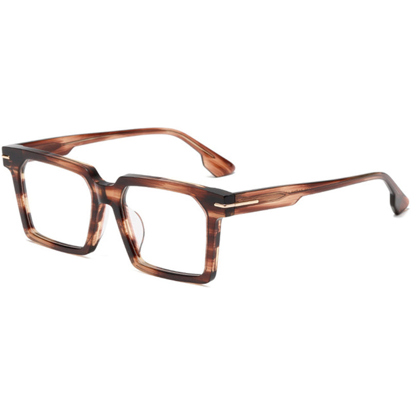 Square Glasses HT1003 - Wide Frames For Men With Larger Heads