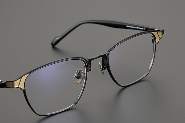 Square Glasses EF1047 - Wide Frames for Men with Larger Heads