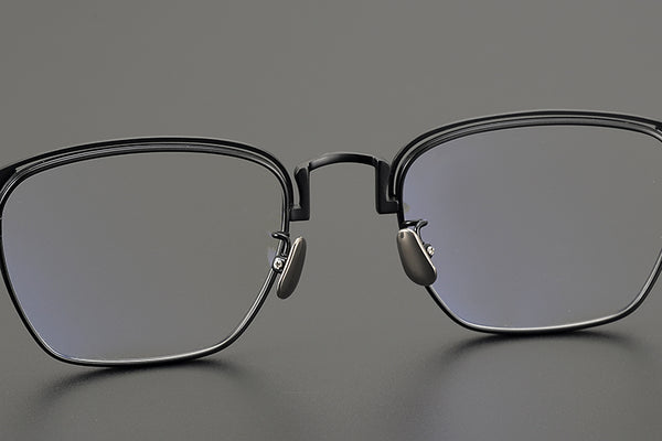 Square Glasses EF1047 - Wide Frames for Men with Larger Heads