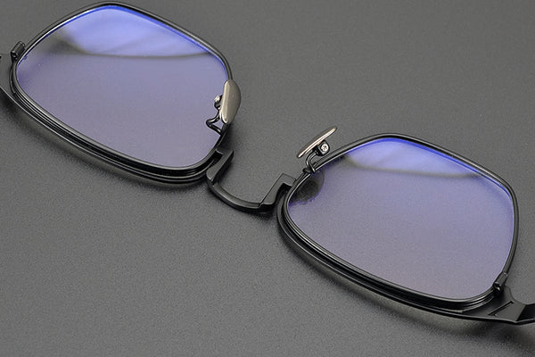 Square Glasses EF1047 - Wide Frames for Men with Larger Heads