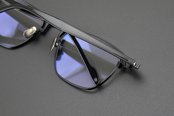 Square Glasses EF1047 - Wide Frames for Men with Larger Heads