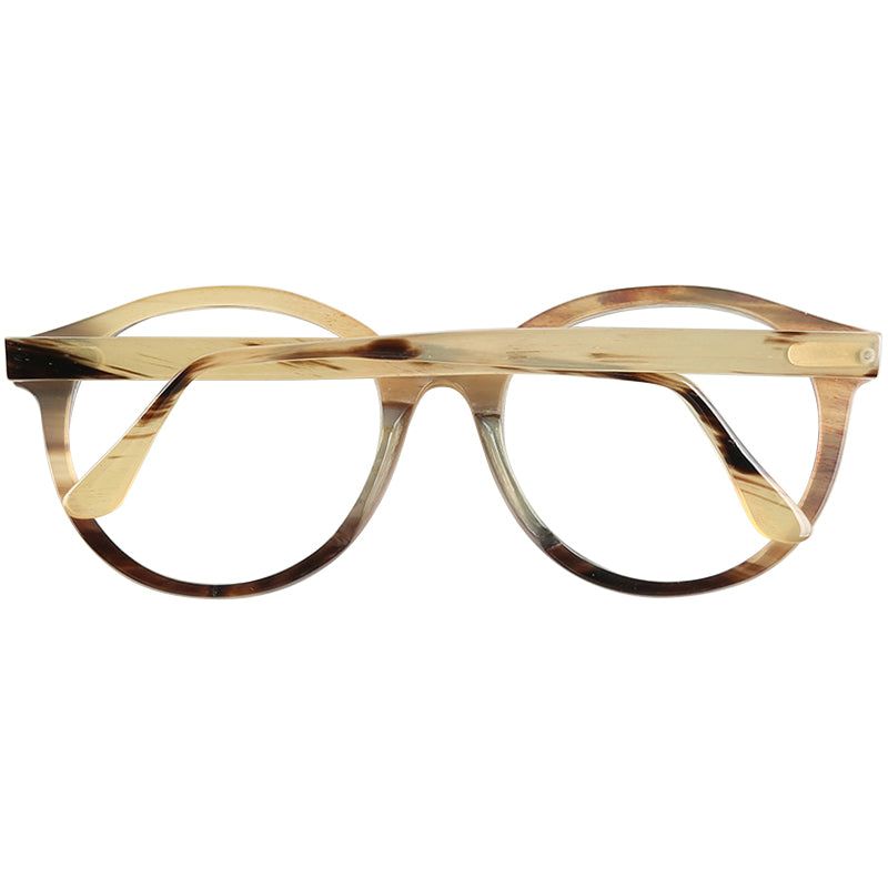 Buffalo Horn Round Glasses NJ1059