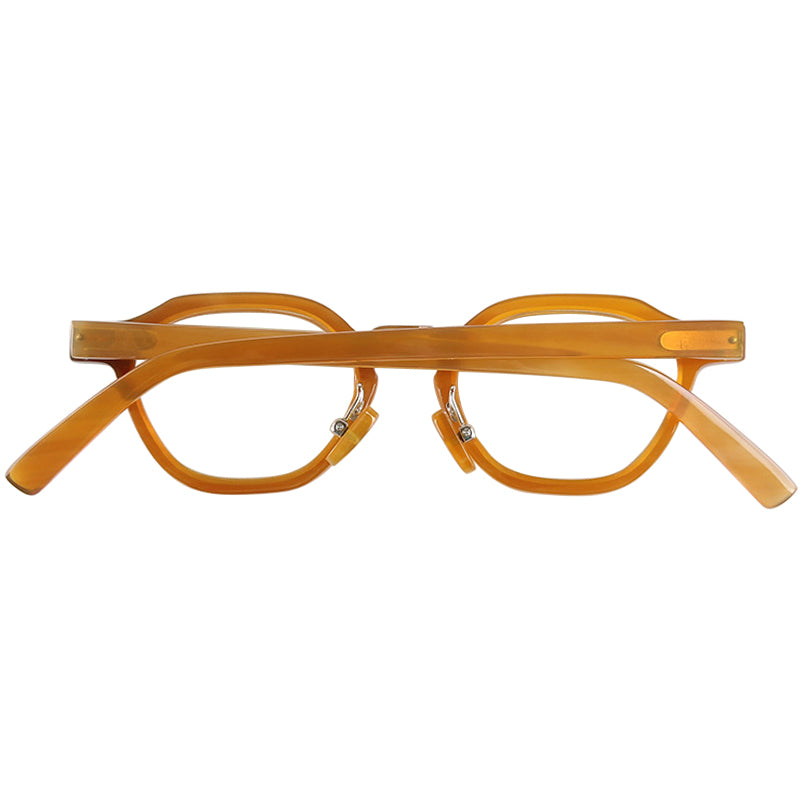 Buffalo Horn Geometric Glasses NJ1230