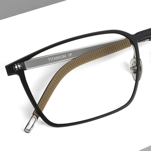 Rectangle Glasses EF1160 - Wide Frames For Men With Larger Heads