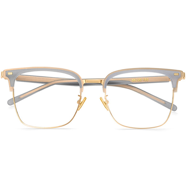 Browline Glasses A3905 - Wide Frames for Men with Larger Heads