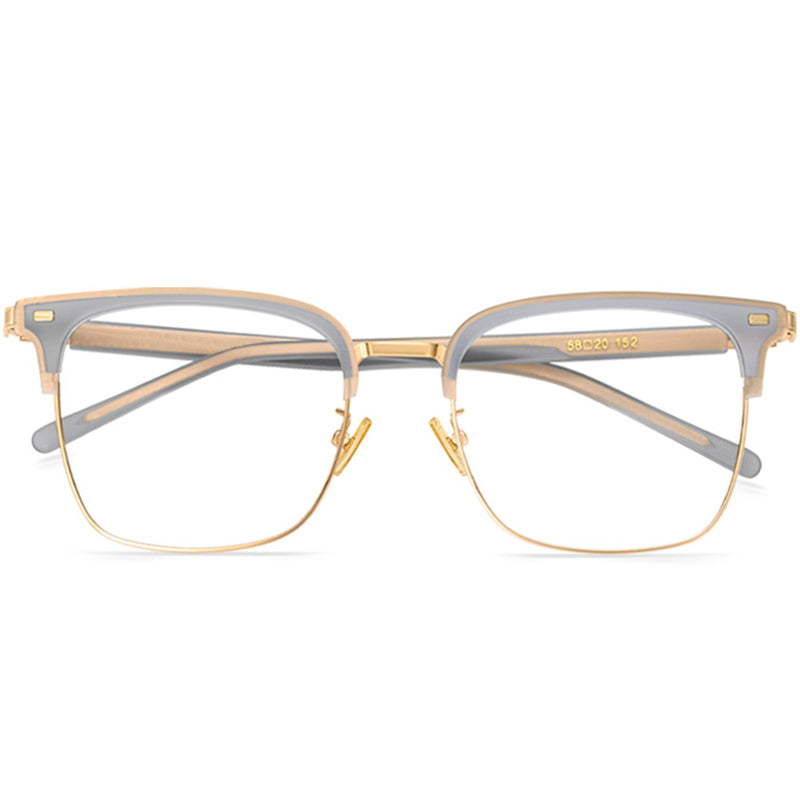 Browline Glasses A3905 - Wide Frames for Men with Larger Heads
