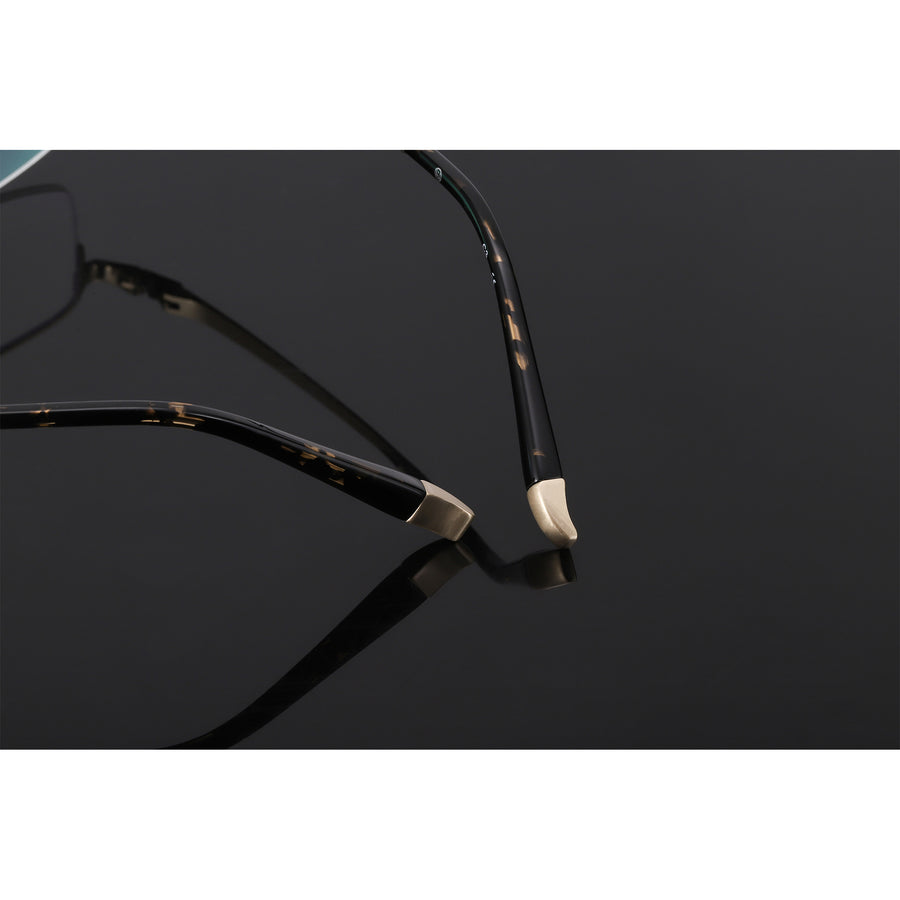 Rectangle Glasses EF1063 - Wide Frames For Men With Larger Heads