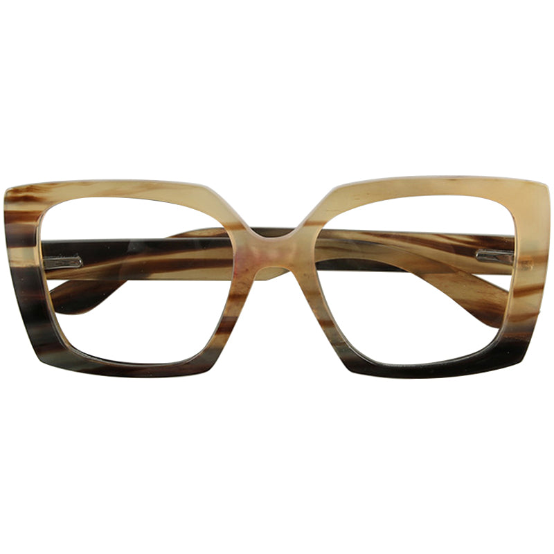 Buffalo Horn Square Glasses NJ1107