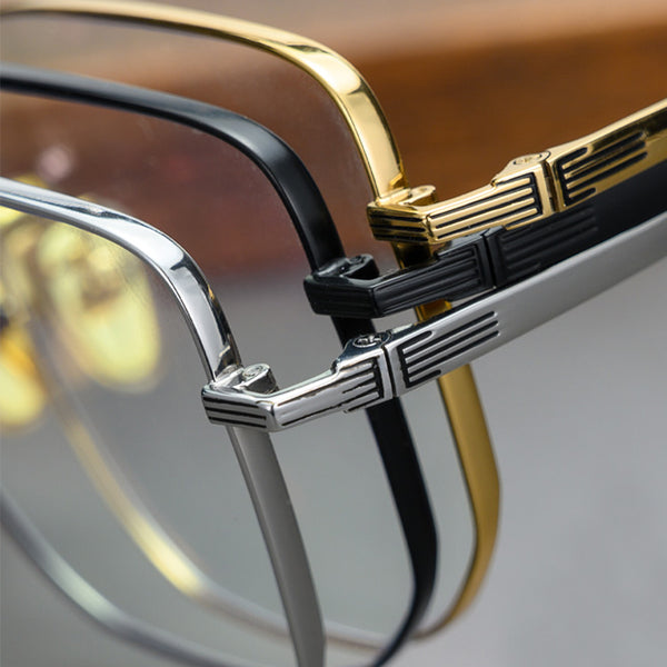 Square Glasses A2610 - Wide Frames for Men with Larger Heads