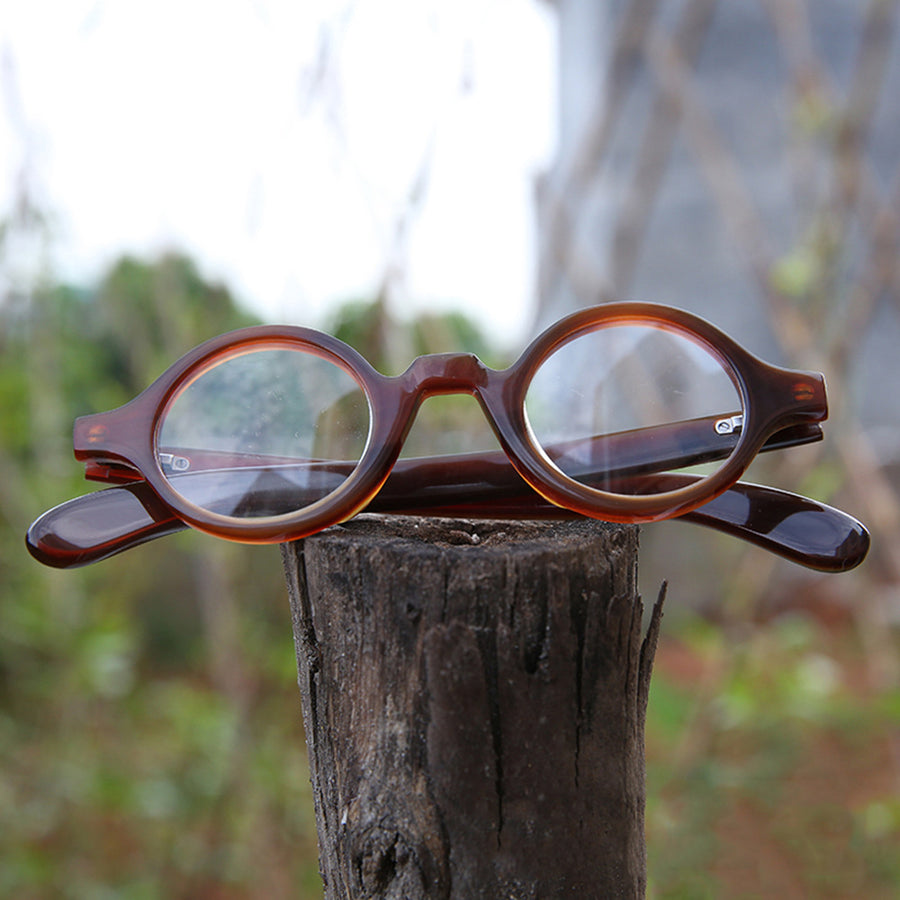 Buffalo Horn Round Glasses NJ1163